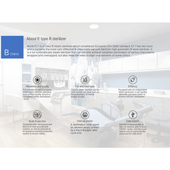 L-AE11-18/23L European Class B Dental Sterilizer – 18L/23L Autoclave for Dental Clinics
