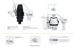 Dental Chair L-A3000 FLOOR | Implant-Ready, Floor-Mounted Unit