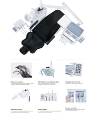 Lavender Dental Chair L-A3000 LUX – Premium Implant Treatment Unit