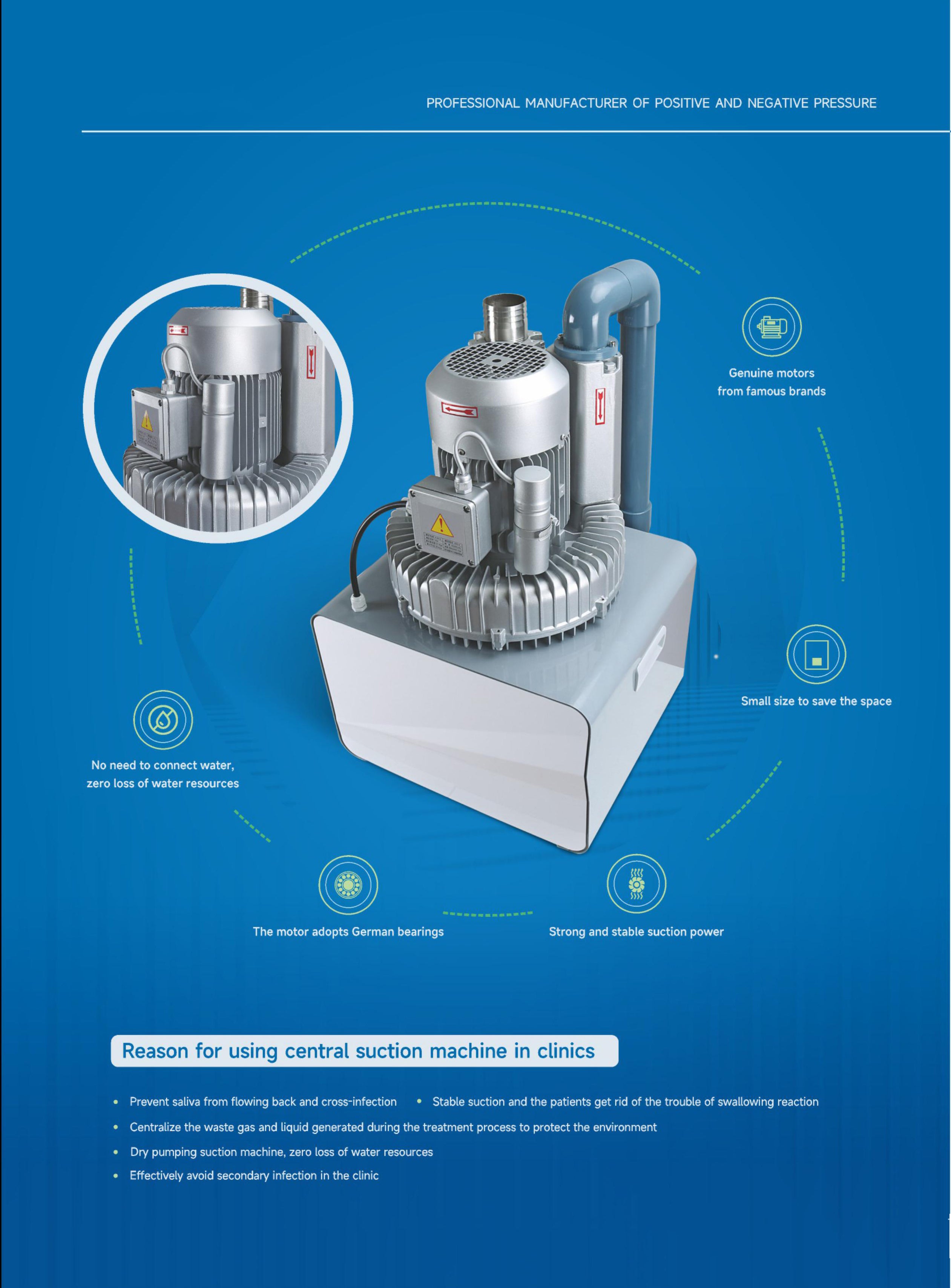 Dental Suction Unit FM-750L (For two chairs)