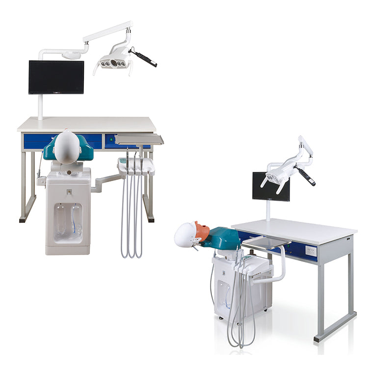 (ELECTRICAL DENTAL SIMULATION FOR 1 TEACHER WITH RECORDING LAMP + Four-Handed Operation) L-A A3