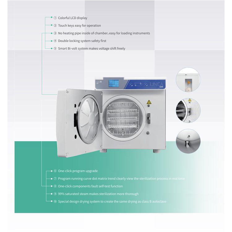 Sterilizer series  European N class L-A-Foster N+23L-LCD